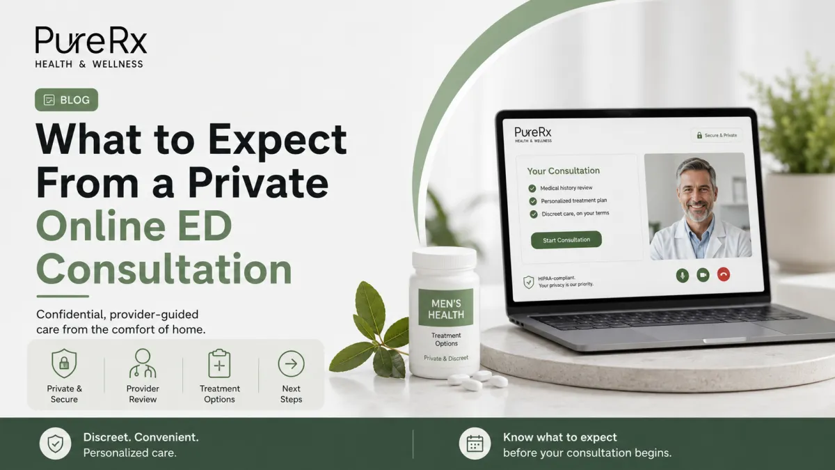 What to Expect From a Private Online ED Consultation