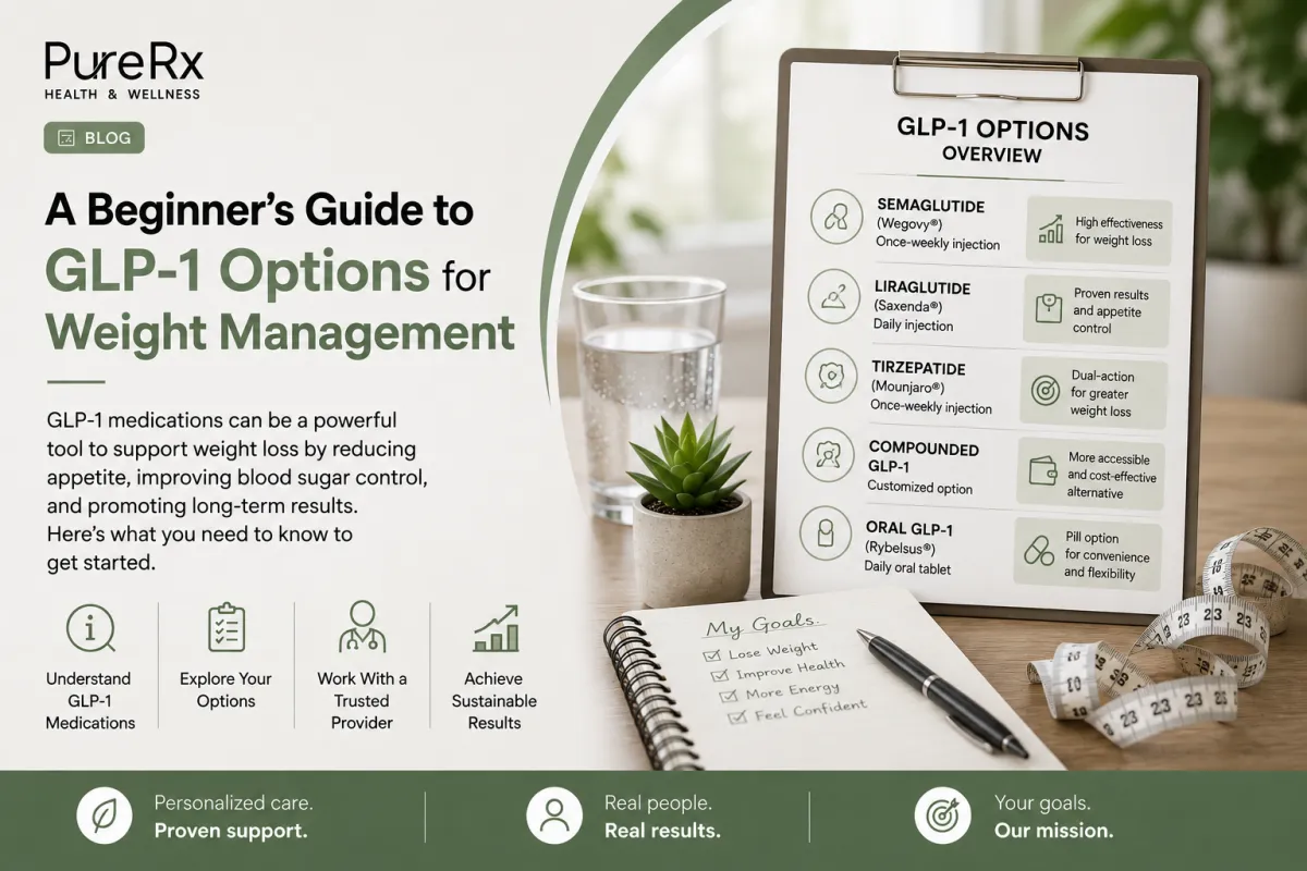 A Beginner's Guide to GLP-1 Options for Weight Management