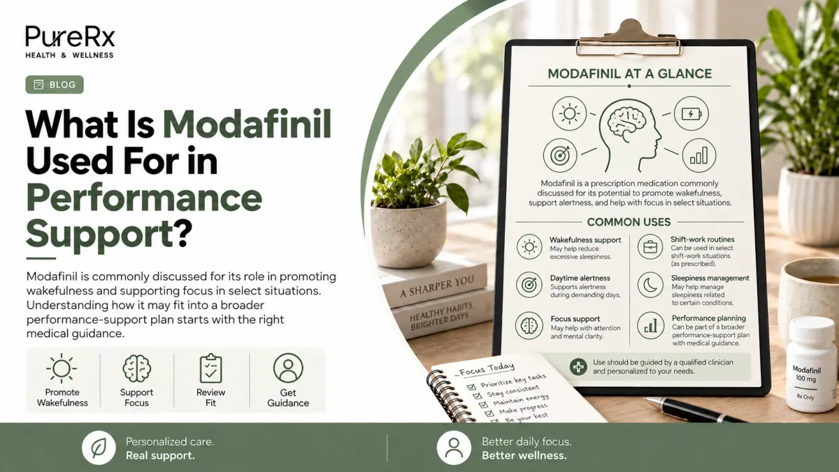 What Is Modafinil Used For in Performance Support?