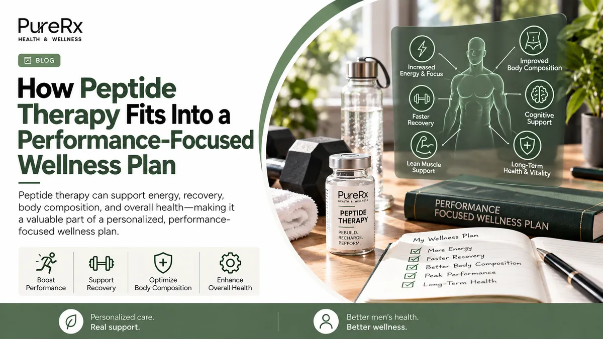 How Peptide Therapy Fits Into a Performance-Focused Wellness Plan