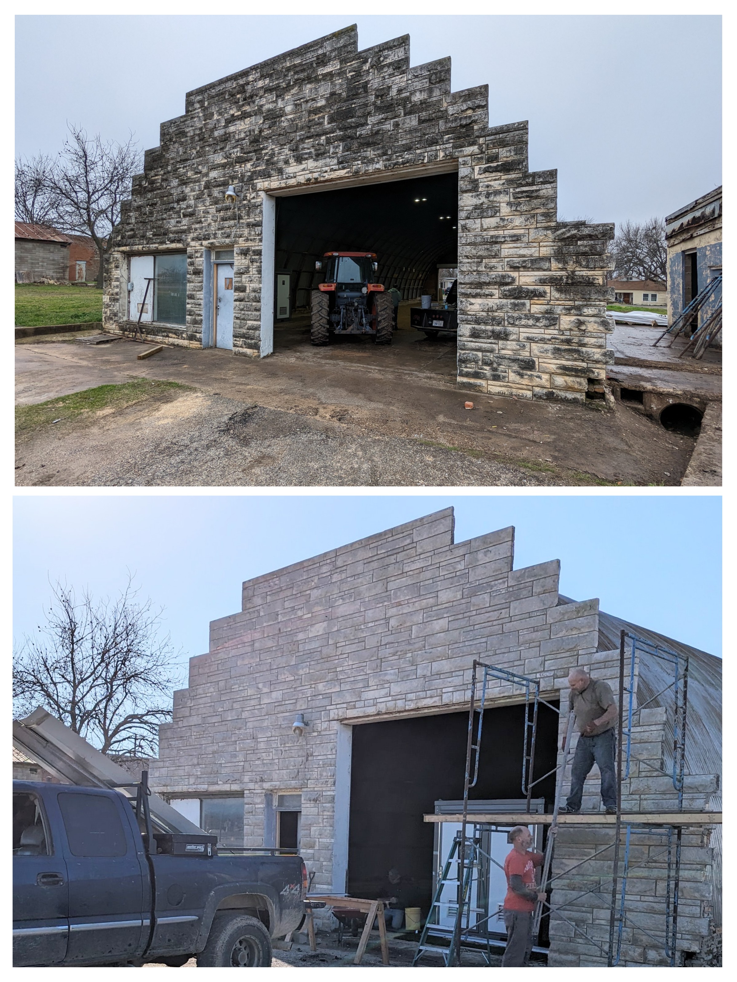 Commercial stone property exterior cleaning in Bell County
