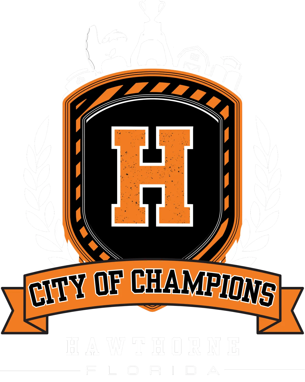 City of champions hawthorne florida logo