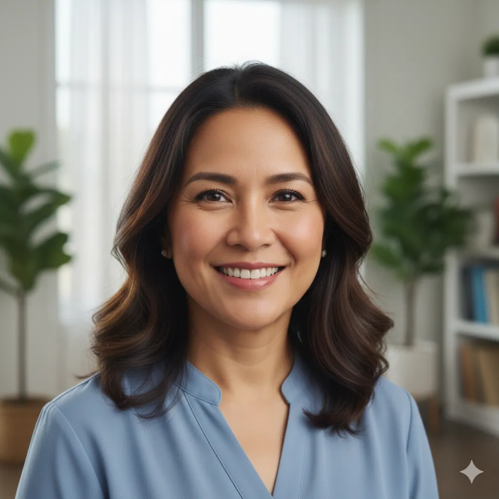 Happy customer testimonial portrait