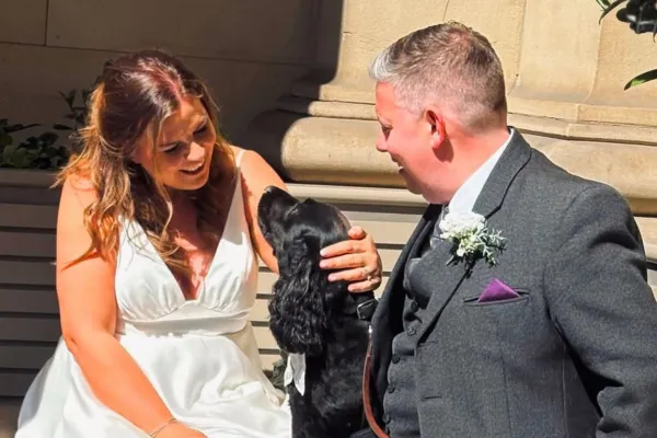 Emma and Karen from Pawsome Pledges, professional pet wedding chaperones covering Moray, the Highlands and weddings across Scotland.