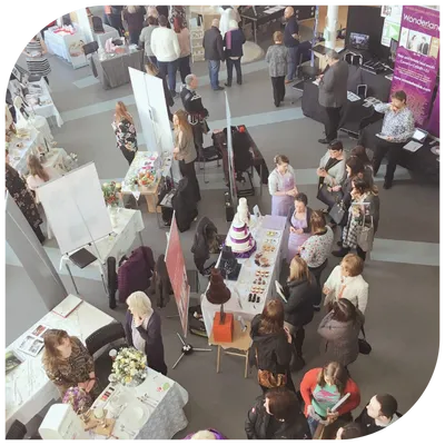 Image of people at Wedding Expo