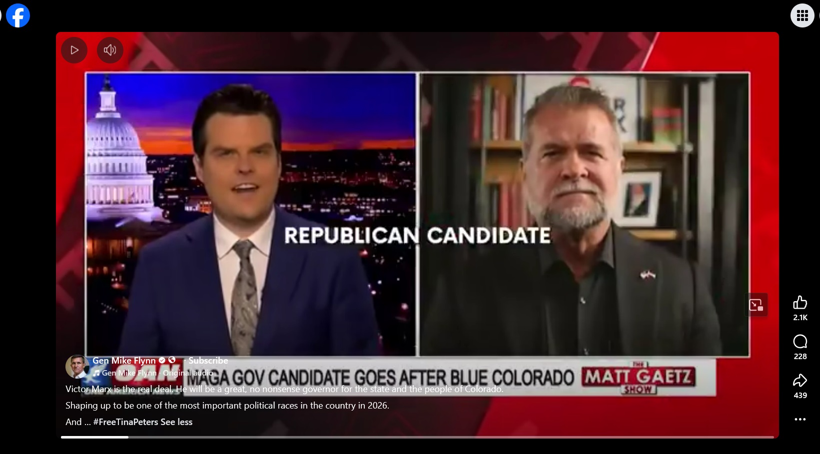 Gen Mike Flynn Supports Victor Marx