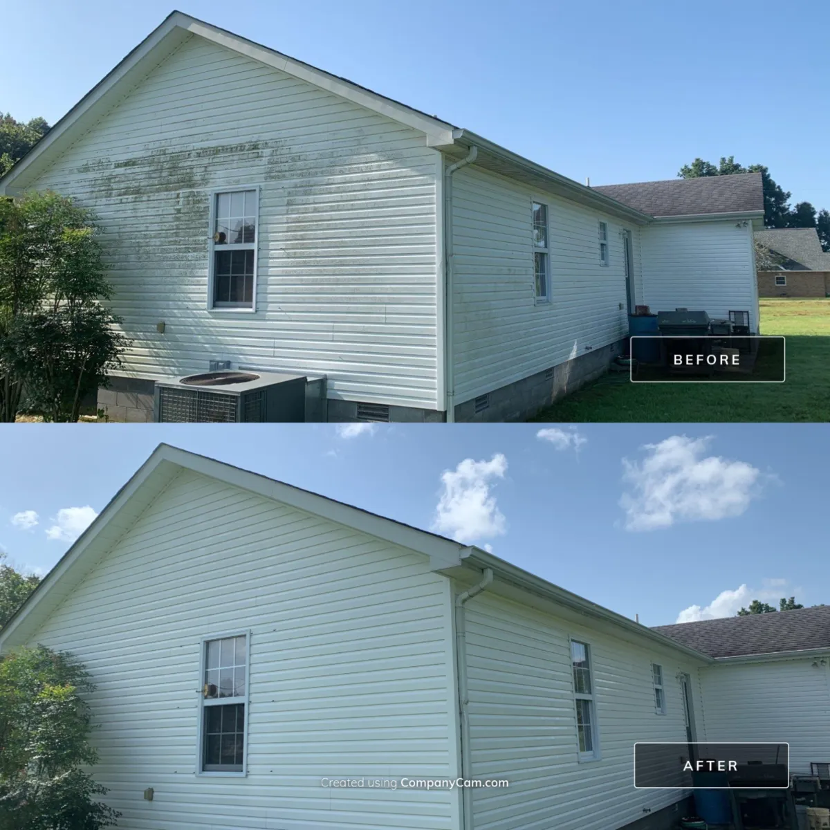 North Georgia house washing low pressure