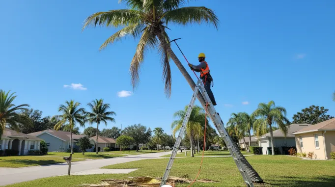 Palm Trimming Services Charlotte County Florida