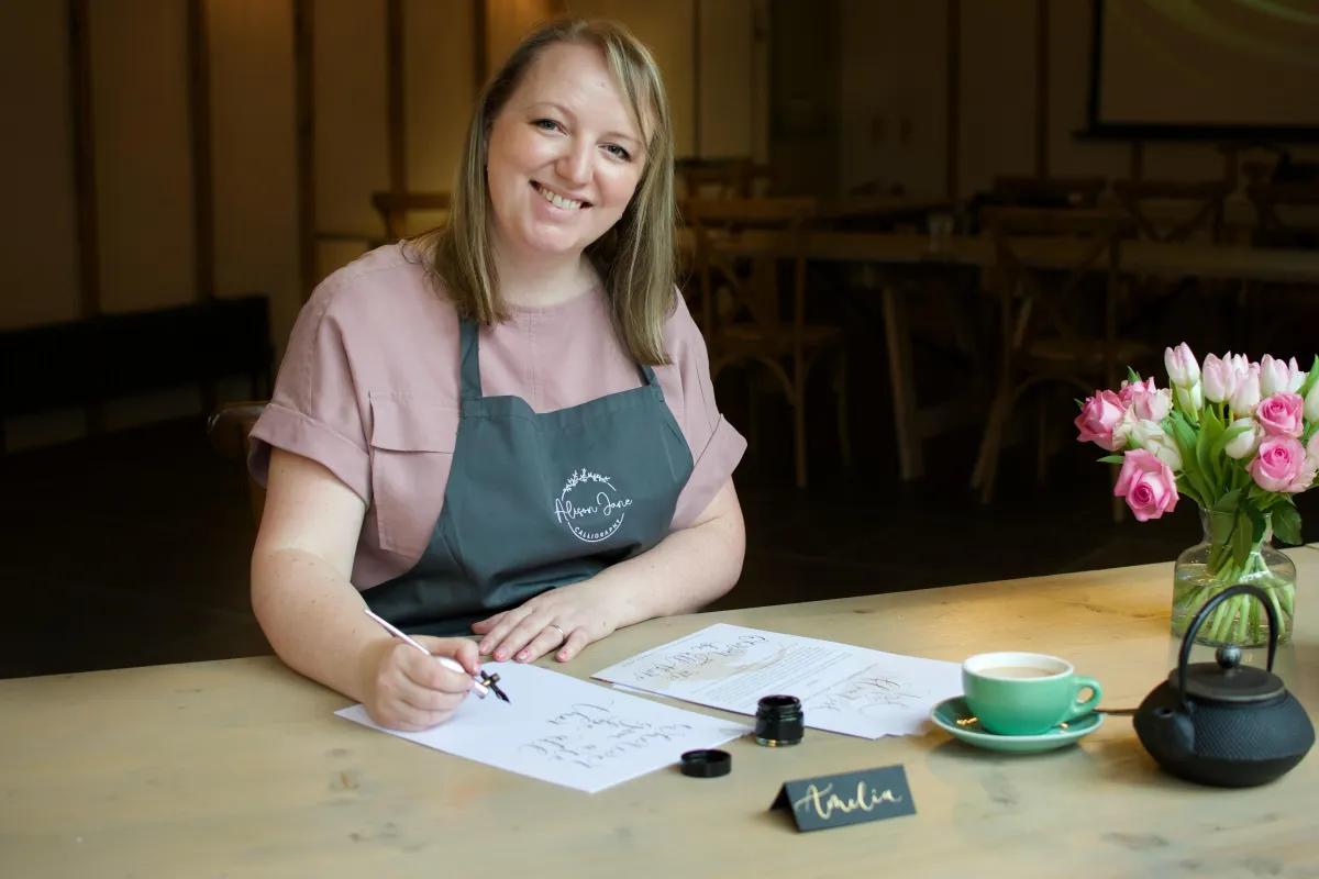 calligraphy teacher, learn calligraphy, bespoke weddings stationery