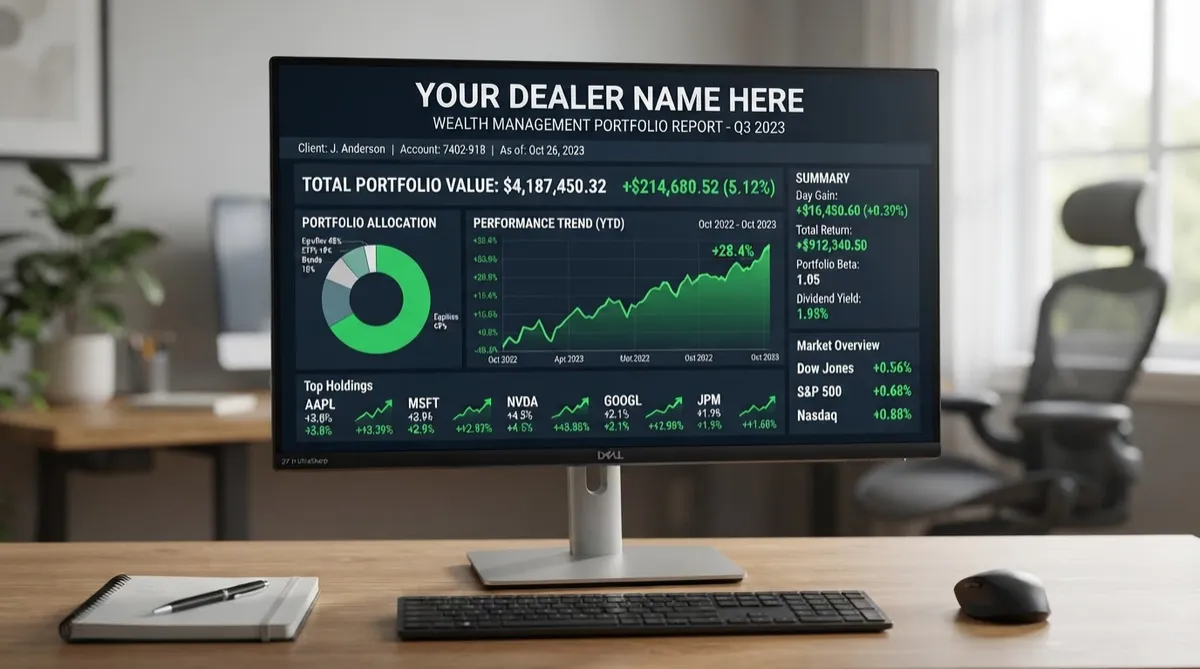 Executive dashboard showing reinsurance underwriting profit and reserve investment performance