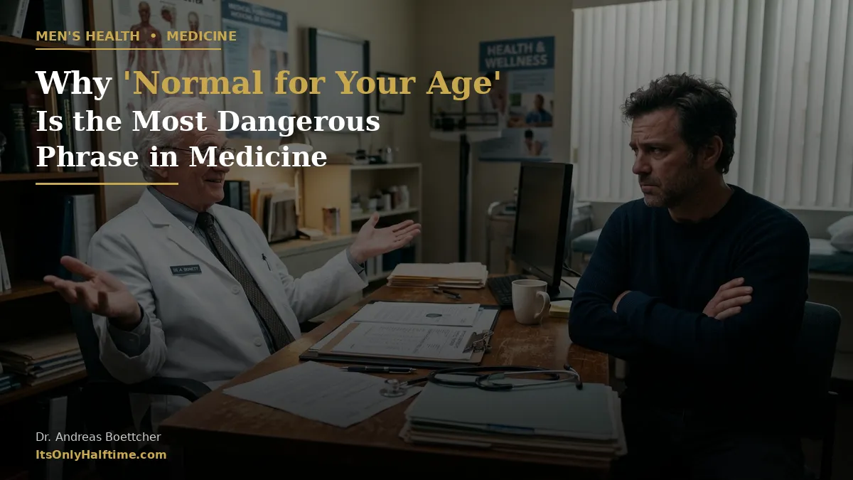 Why 'Normal for Your Age' Is the Most Dangerous Phrase in Medicine — blog featured image