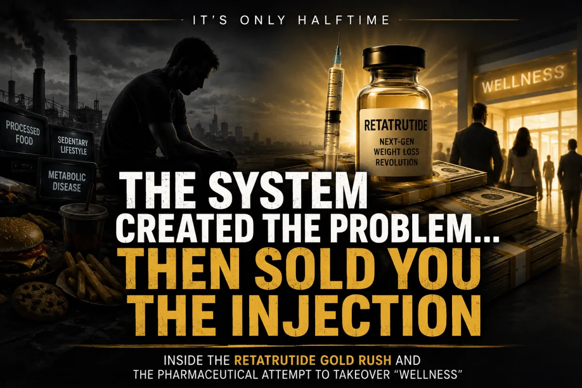 “The System Created the Problem… Then Sold You the Injection” Inside the Retatrutide Gold Rush and the Pharmaceutical Attempt to Takeover "Wellness"