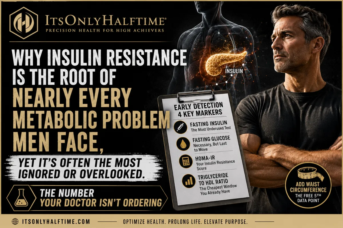 Why Insulin Resistance Is the Root of Nearly Every Metabolic Problem Men Face
