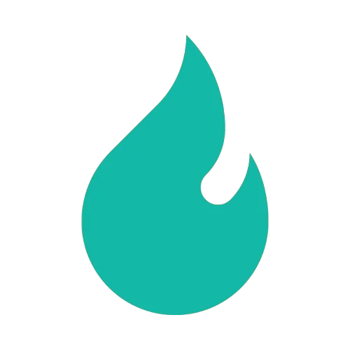 Teal flame icon representing the Deacon Solutions white-label marketing system.