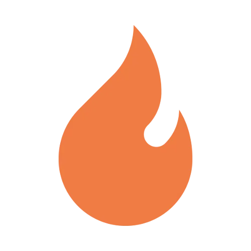 Orange flame icon representing the Deacon Solutions white-label marketing system.
