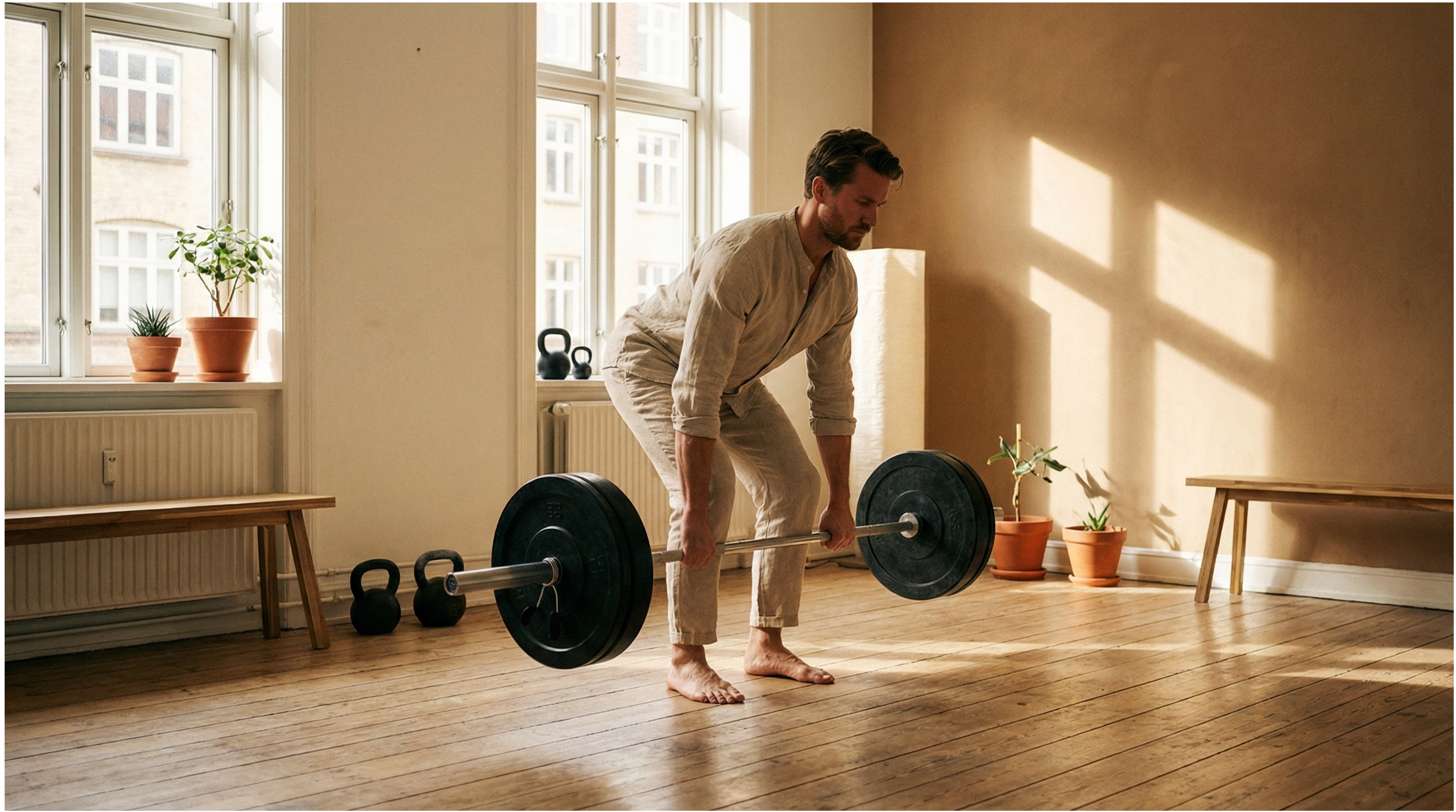 man doing deadlifts 