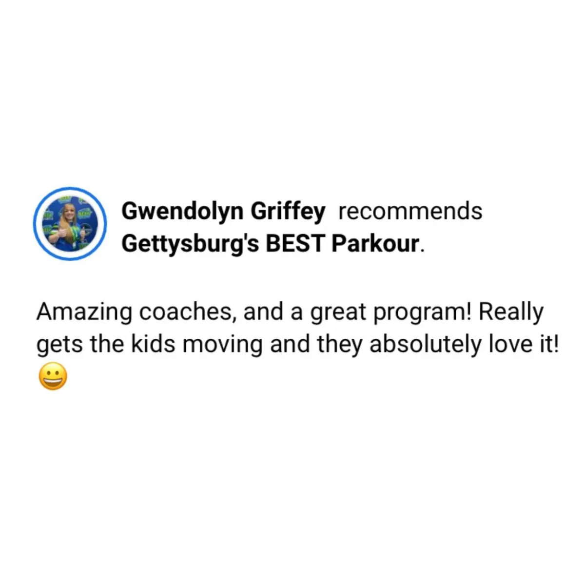 Review forGettysburg's BEST Parkour