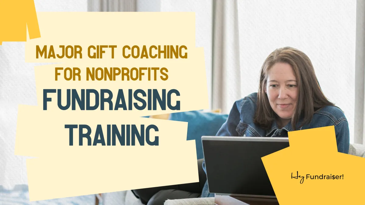 major gifts fundraising training