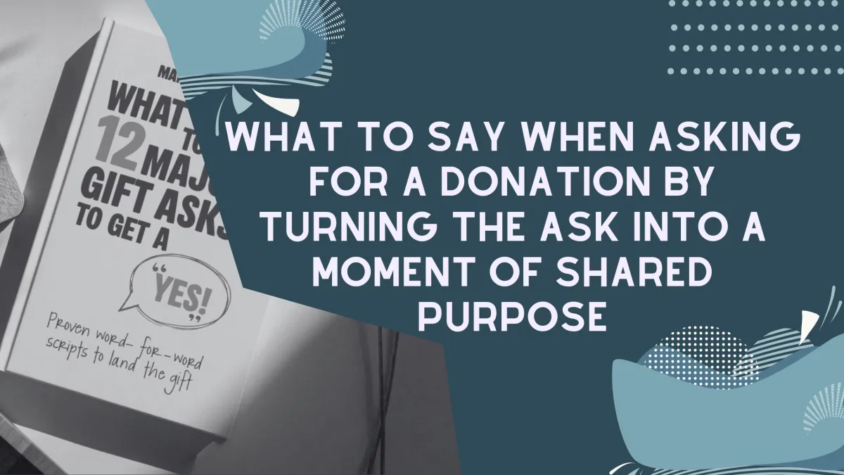 Asking for a Donation by Turning 