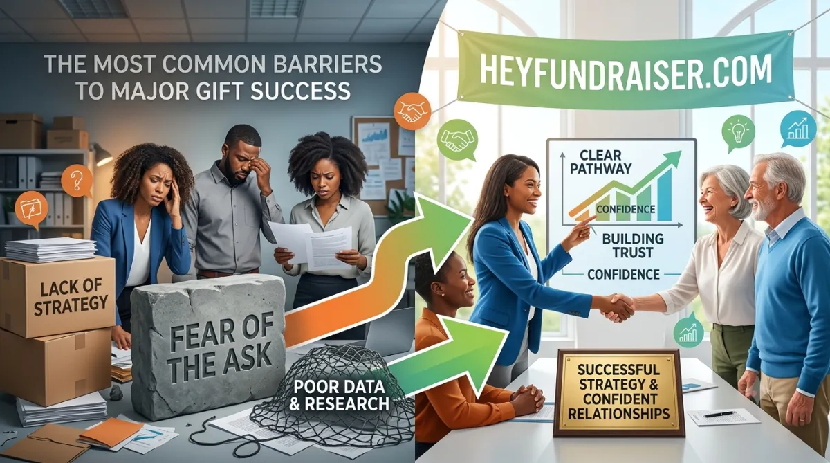 The Most Common Barriers to Major Gift Success