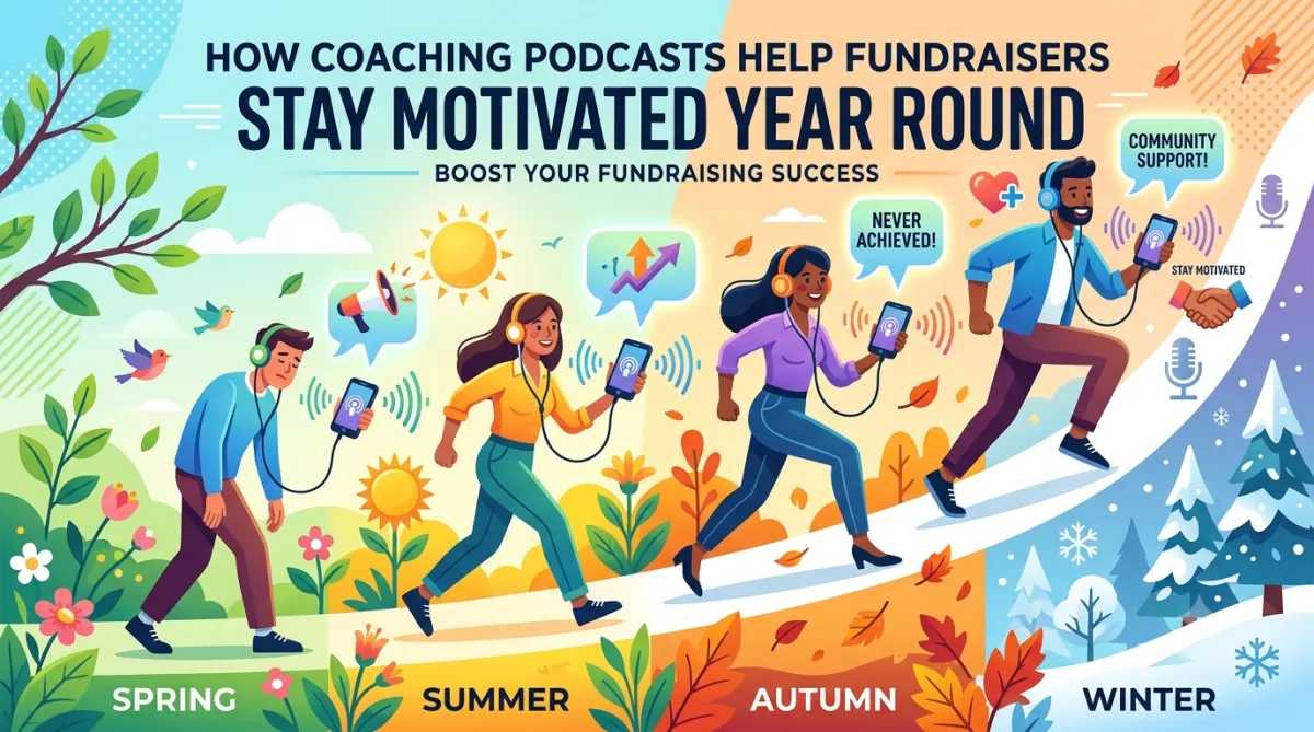 How Coaching Podcasts Help Fundraisers Stay Motivated Year Round