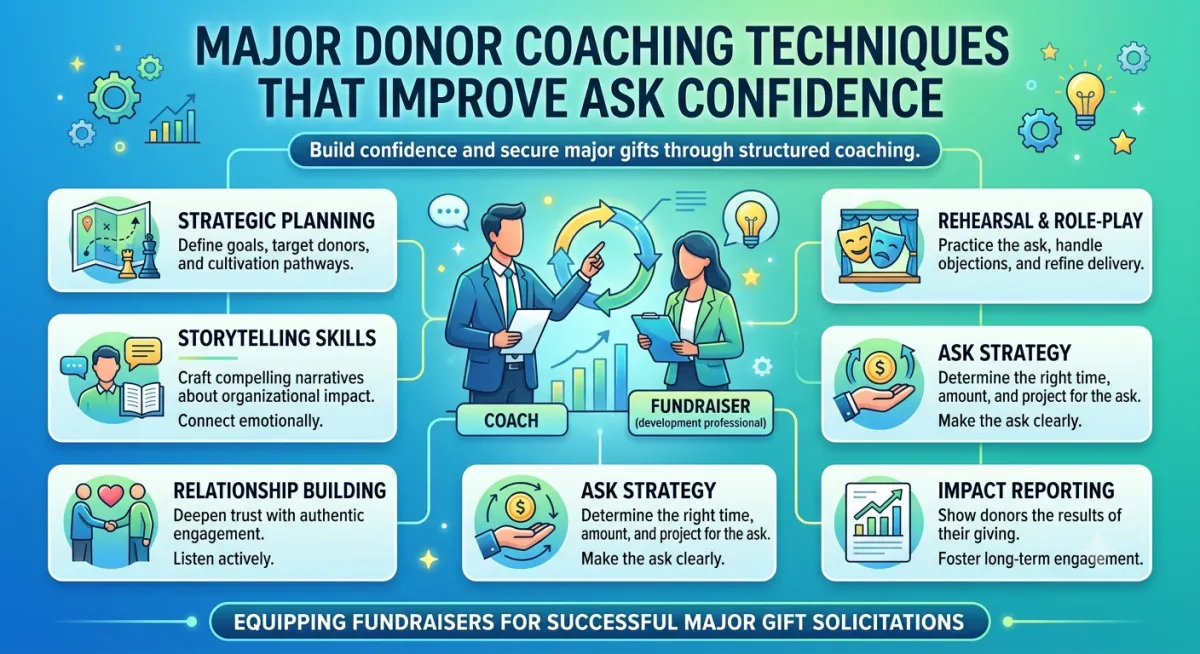 Major Donor Coaching Techniques That Improve Ask Confidence