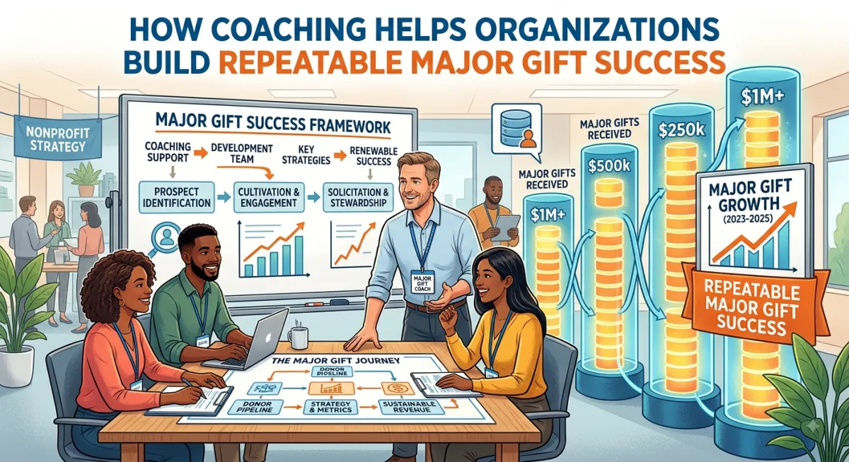 How Coaching Helps Organizations Build Repeatable Major Gift Success