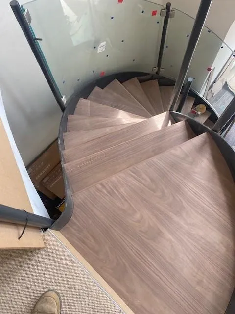 Crafted siral staircase accessing Looft conversion