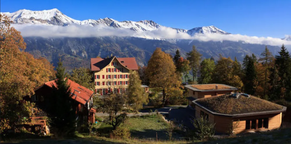 The Group Room in the Alpine House and Terrapomp Sacred Circle