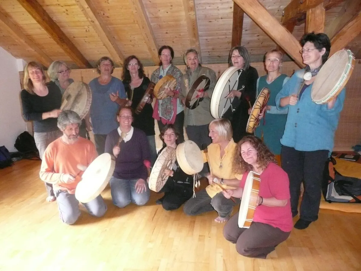 The Group Room in the Alpine House and Terrapomp Sacred Circle