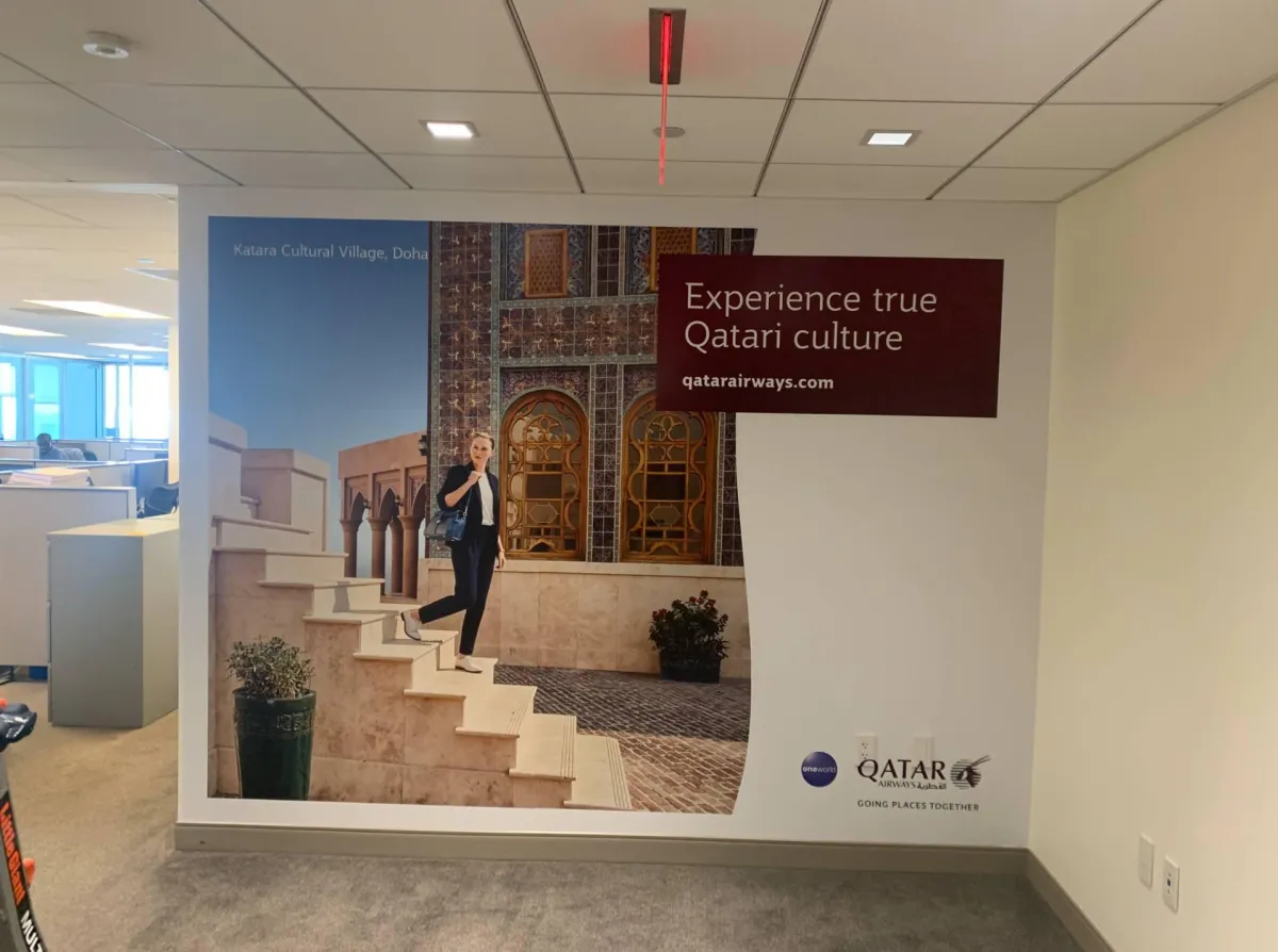indoor wall sign for business