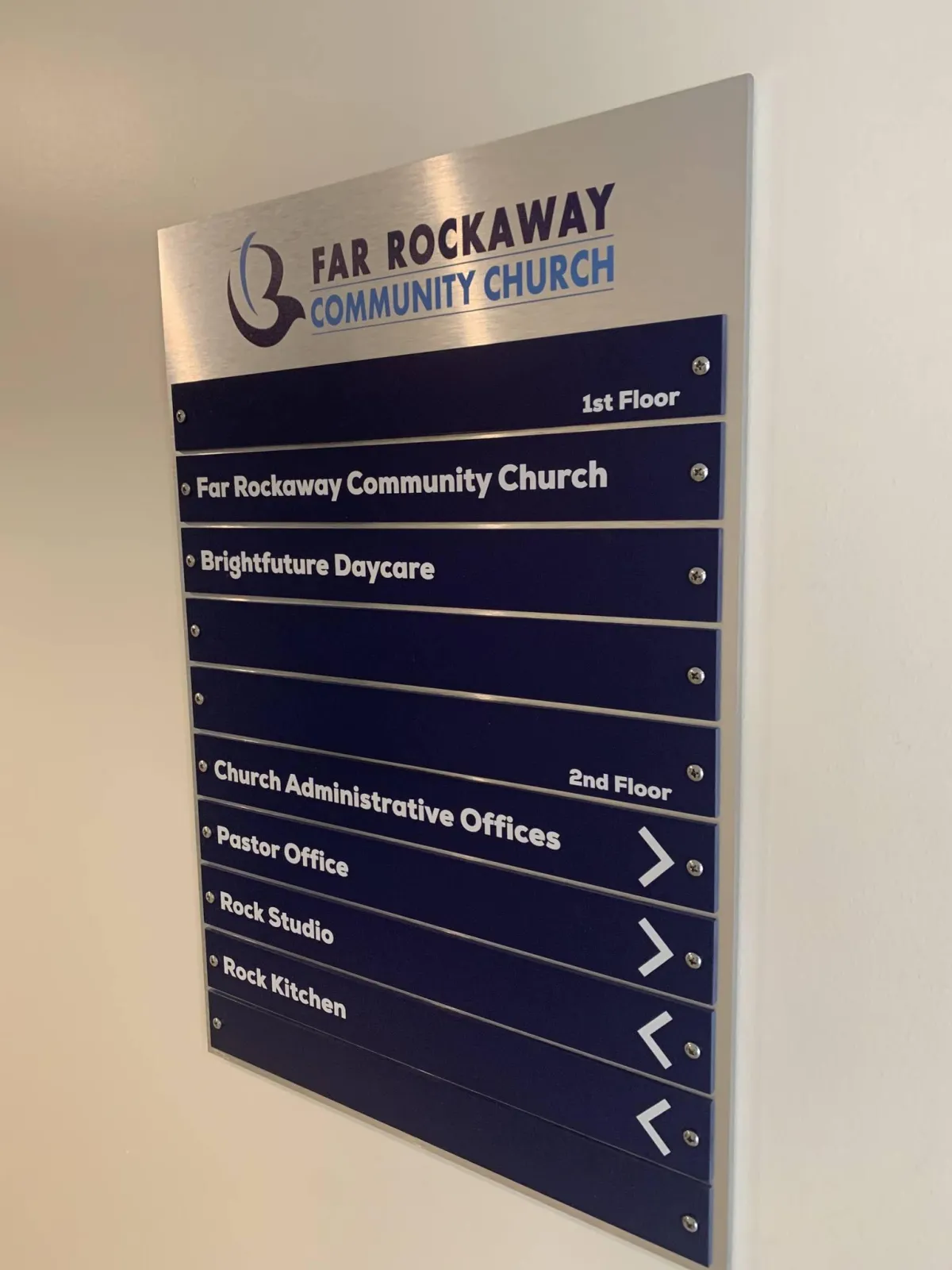 custom acrylic office sign