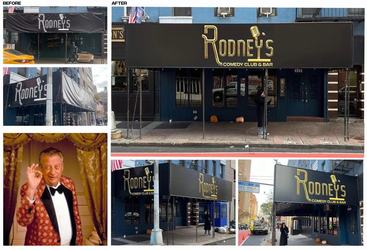 Commercial Awning for Rodney Dangerfield