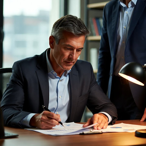 Tennessee business owner discussing Cash Balance Plan retirement strategy with tax advisor