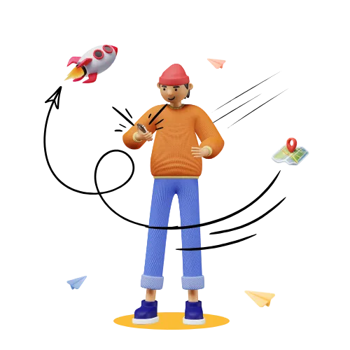 Man holding mobile phone