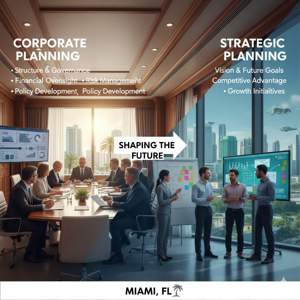 Corporate Planning vs Strategic Planning in Miami