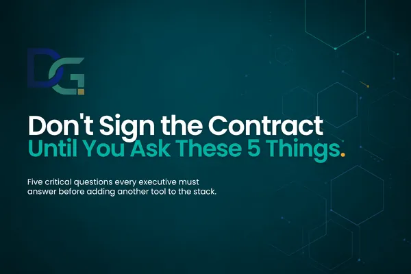 The 5 Questions Every CEO Should Ask Before Buying AI Tools