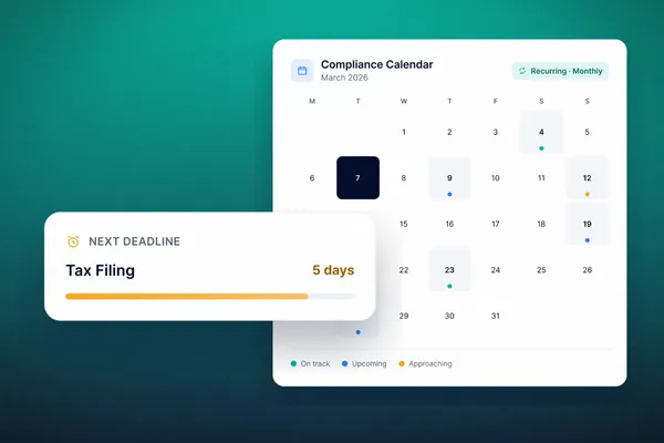 Compliance Calendar Template
