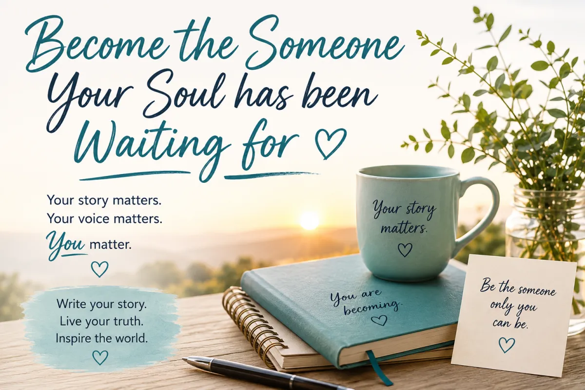 Become the Someone Your Soul has been Waiting For