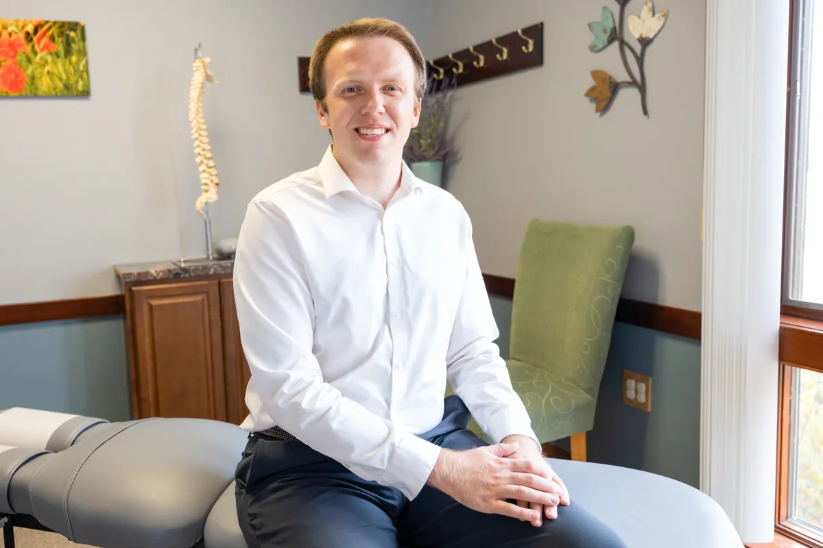 Dr. Jake Holbrooks reviewing patient care plan