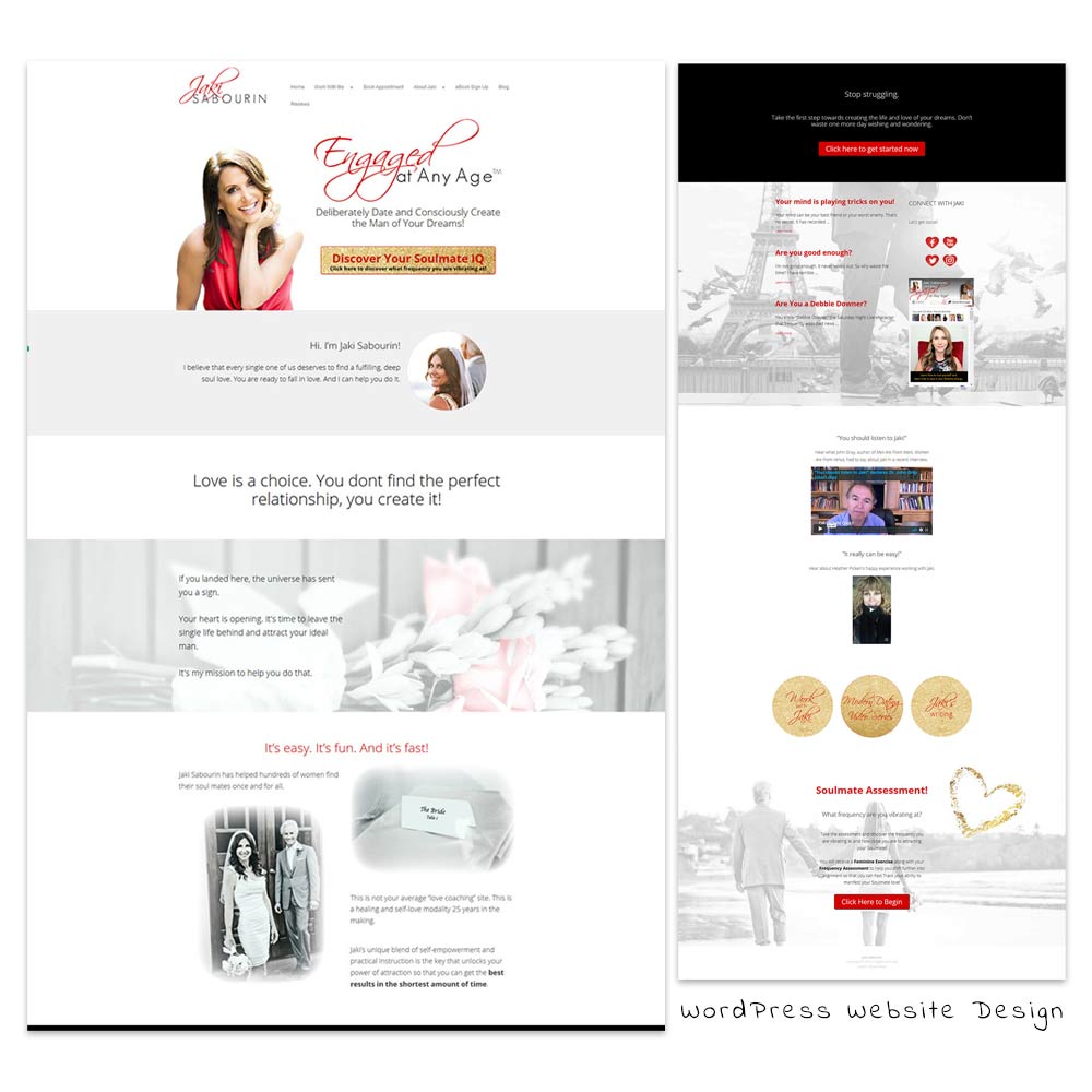 Older version of website that I have redesigned several times over the years. This was probably the 2nd redesign that was live for a few years.