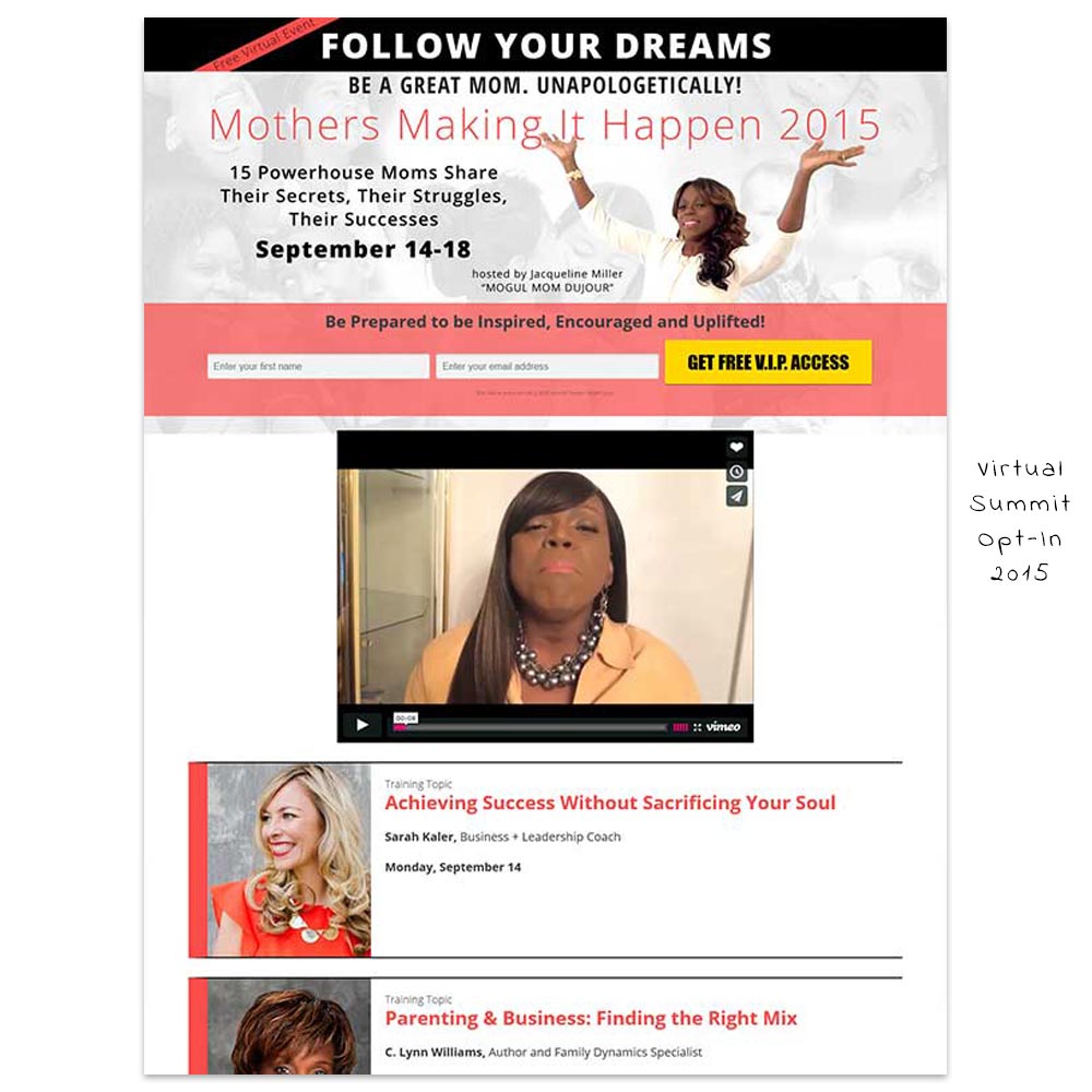 Virtual summit opt in from 2015