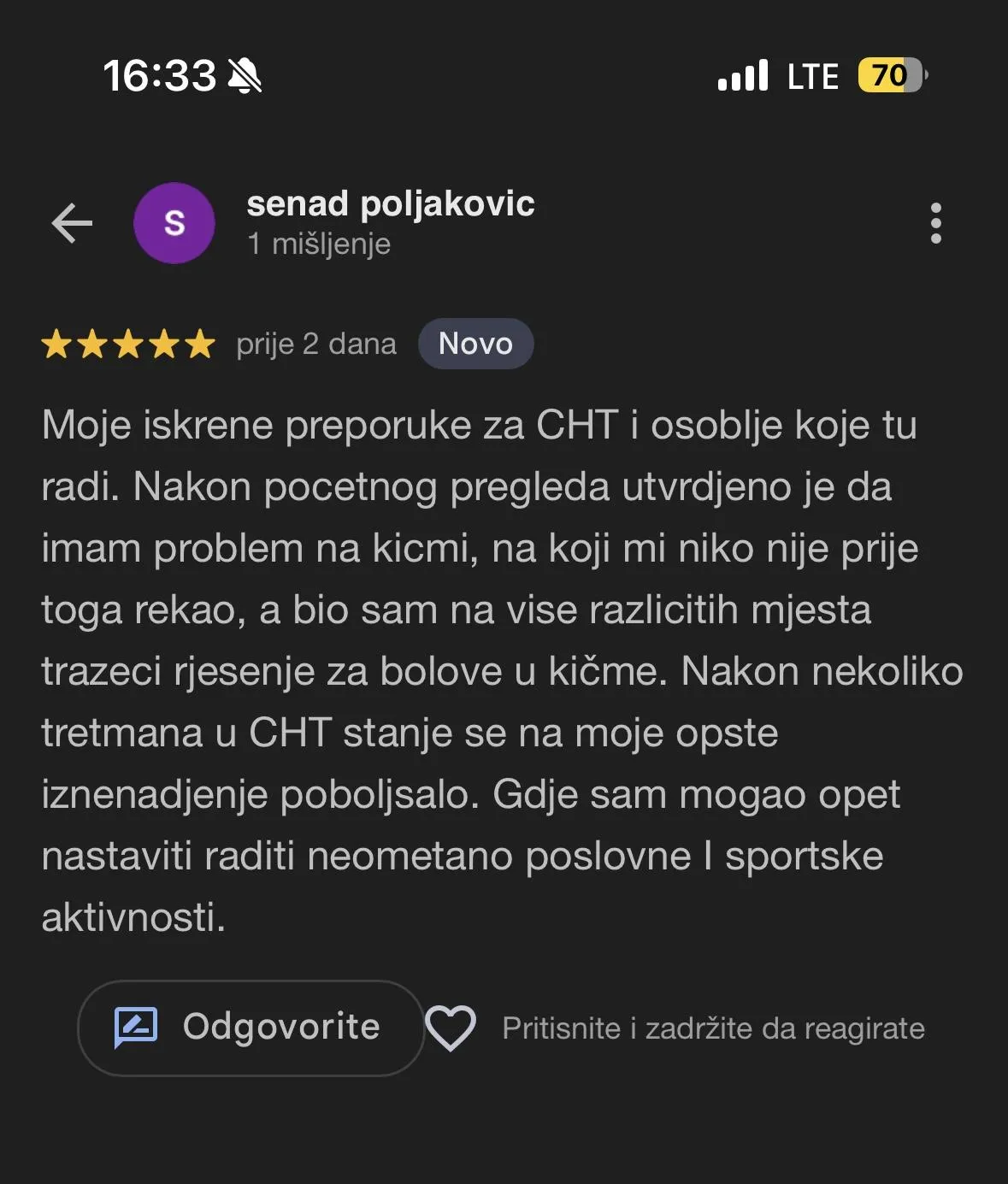 Rezultat klijenta 2