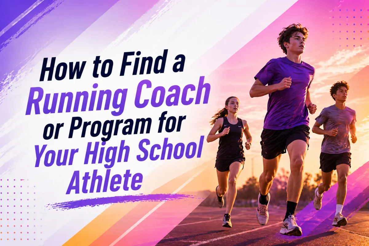How to Find a Running Coach or Program for Your High School Athlete