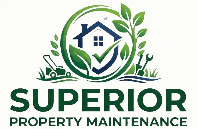 Superior Property Maintenance North Shore Auckland lawn mowing logo