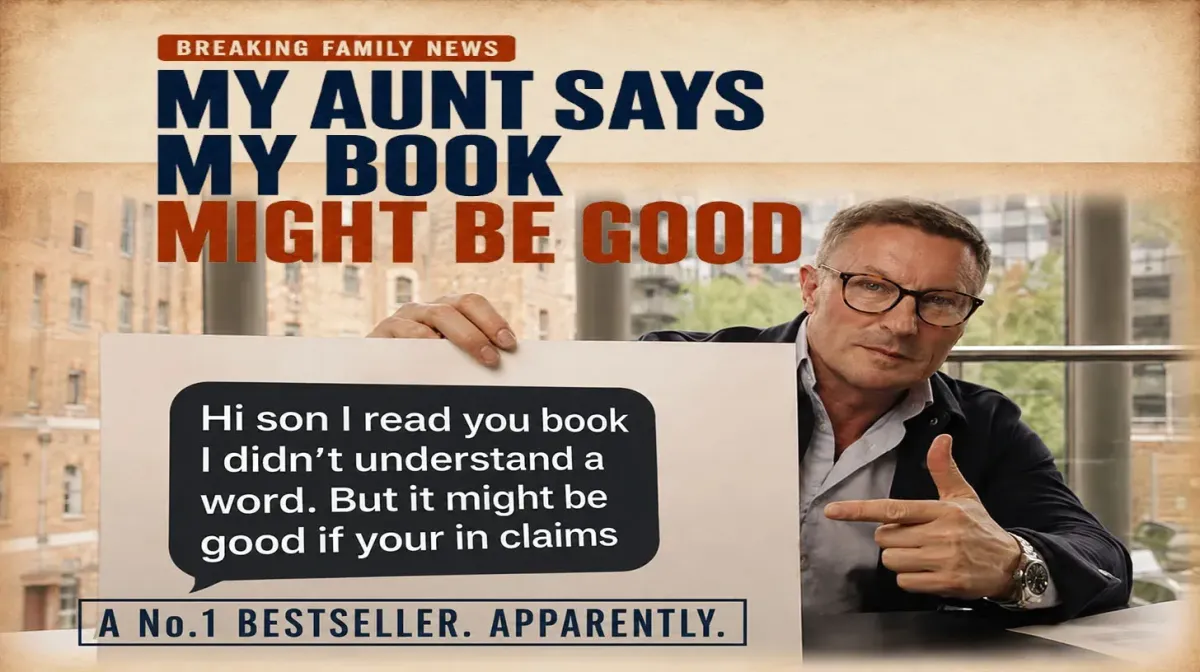My aunt says my book might be good