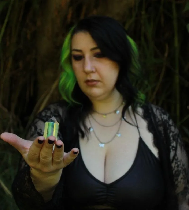 Ceara Fate with Crystal in Nature