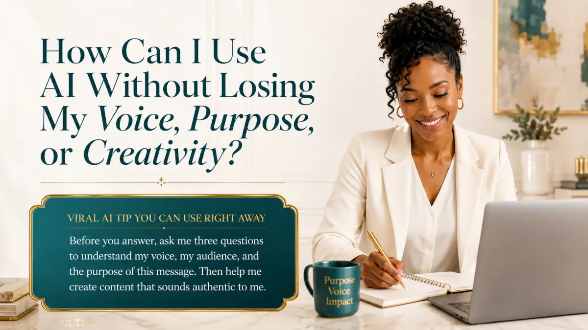 How Can I Use AI Without Losing My Voice.