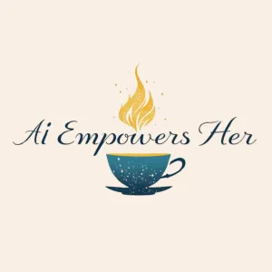 Tea cup logo for Ai Empowers Her