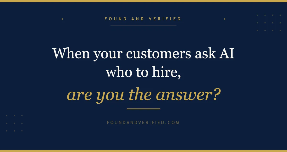 AI Is Already Answering Your Customers' Questions. Is It Mentioning You?
